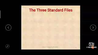 Three standard files in UNIX stdin stdout stderr [upl. by Shanon437]