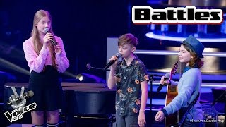 Johannes Oerding  quotHeimatquot Franz vs Maris vs Rosalie  Battles  The Voice Kids 2024 [upl. by Sitoiganap]