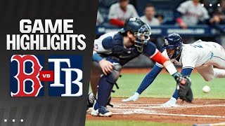 Red Sox vs Rays Game Highlights 91924  MLB Highlights [upl. by Atnoled]