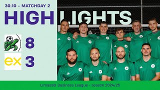 Highlights Limassol Turtles — Exness  Limassol Business League MD 2  30102024 [upl. by Neltiac612]