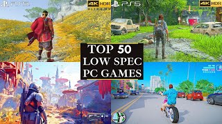 Top 50 Best Low Spec PC Games in 2024  512MB RAM 1GB RAM 2GB RAM 512MB VRAM  Intel HD Graphics [upl. by Aselehc]