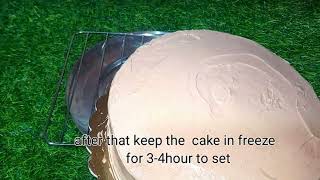 part3 chocolate 🍫 glaze cake decoration cake food recipe [upl. by Ennadroj]