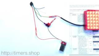 Multifunctional 12v Timer Relay Connection and Configuration [upl. by Haronid995]