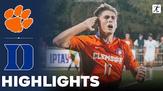 Clemson vs Duke  NCAA College Soccer  Highlights  November 05 2023 [upl. by Akerue550]