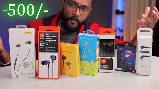 Top 7 Budget Earphones TEST  Must watch Before Buy [upl. by Bower535]