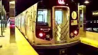 MTA NYCT R143 L Train Entering And Leaving Broadway Junction [upl. by Ennaj]