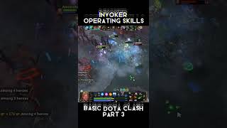 Invoker  Operating skill Part 3 dota2 dotagameplay highlights [upl. by Runck560]