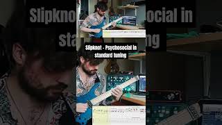 Slipknot  Psychosocial in standard tuning guitar metal guitarsolo guitarist slipknot shred [upl. by Daeriam]