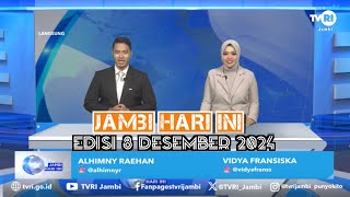 JAMBI HARI INI  Edisi 8 Desember 2024jhiPilkada2024TVRIJambiMediaPemersatuBangsa [upl. by Ytsirhk]