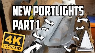 Sail Life  New portlights part 1  DIY sailboat refit update [upl. by Ocsisnarf202]