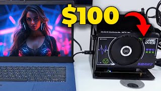 Laptop Gaming eGPU For Only 100 YES [upl. by Cindie]