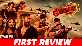 SINGHAM AGAIN  Movie First Review  Ajay devgan  Salman Khan  Kareena Kapoor [upl. by Siuqcram887]