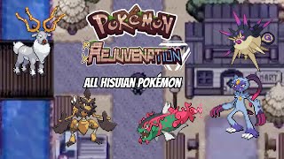 Where to get all Hisuian Pokémon in Pokémon Rejuvenation 135 [upl. by Tilda268]