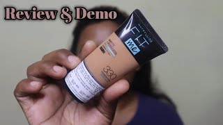 Maybelline Fit Me Foundation 330 Toffee Review amp Demo For Dusky Skintone theglam2548 [upl. by Edithe]