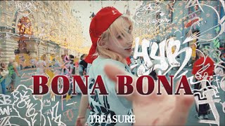 KPOP IN PUBLIC RUSSIAONE TAKE TREASURE  BONA BONA  Cover Dance by AESTAS [upl. by Rancell]