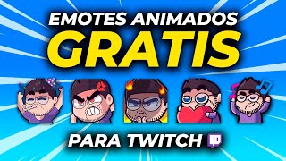 CÓMO HACER EMOTES ANIMADOS PARA TWITCH EN MENOS 10 MINUTOS  Duodedos [upl. by Ardnasela680]