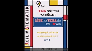 9Sınıf Acil Matematik Tema Öğretim Fasikülleri 3TEMA Syf 78 [upl. by Uy]