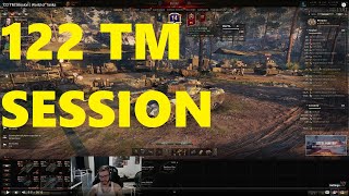 122 TM Session  World of Tanks [upl. by Aicnarf591]