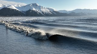 40ft Tide Surge Causes LARGEST Tidal Bore in North America [upl. by Yadahs]