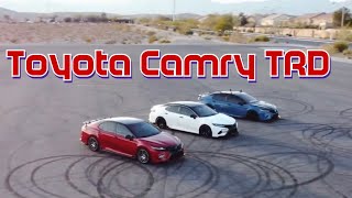 Toyota Camry TRD 2022 modded walk around with drone cinematic shot clips Las Vegas AirwicTRD v6 [upl. by Akiam]