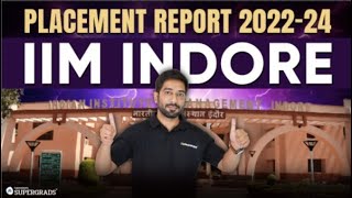 IIM Indore Placement Report 202224 💰💸 MBA Placement in 2024  IIM Indore Packages  IIM Placements [upl. by Leahcin]