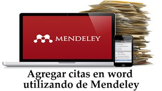 AGREGAR CITAS UTILIZANDO MENDELEY EN WORD MAC [upl. by Misak597]