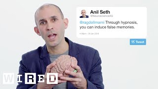 Neuroscientist Anil Seth Answers Neuroscience Questions From Twitter  Tech Support  WIRED [upl. by Hoskinson]