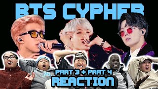 OUR FIRST TIME WATCHING BTS CYPHER 3 amp 4 [upl. by Lasorella]