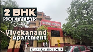 2 BHK Society Flats in Dwarka  Vivekanand Apartments Sector 5 Dwarka Delhi [upl. by Buiron802]