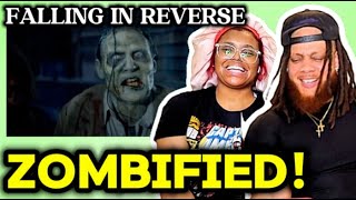 FALLING IN REVERSE  ZOMBIFIED  FIRST TIME WATCHING  REACTION [upl. by Petua]