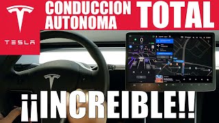 La CONDUCCIÓN AUTÓNOMA TOTAL de TESLA ya está AQUI  Full Self Driving Beta FSD [upl. by Nealey756]