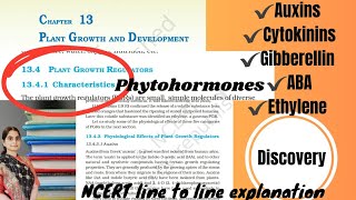 XI  Plant growth regulators phytohormones  their discovery in detail [upl. by Mirilla]