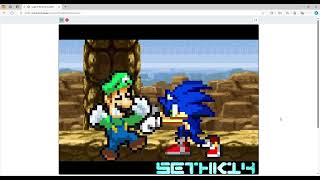 MARIO VS SONIC 2 THE REVENGE OF MARIO PENULTIMATE FIGHT SCENE [upl. by Eillen]