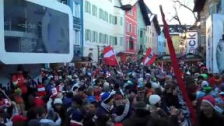 Partymeile Innenstadt Kitzbühel Hahnenkamm Rennen 2312010 [upl. by Fairleigh]