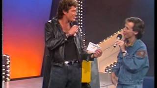 David Hasselhoff  Looking for Freedom ZDF Hitparade 22031989 [upl. by Stephanus]