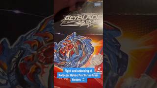 Beyblade Burst Pro Series Kolossal Helios unboxing fight battle beyblade beybladeburst fyp fy [upl. by Asehr50]