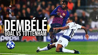 Dembele Goal vs Tottenham 💥 [upl. by Nohsid524]