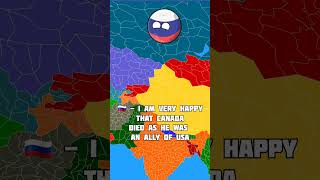 Reaction of different countries if canada dies🥶😱😱 shorts countryballs canada indiancountryball [upl. by Eelamme]