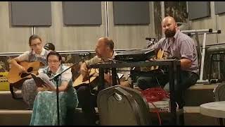 The gospel according to you by Tim Walter and family fun singing evening hutterite music [upl. by Abeh]