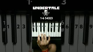 Undertale Last Breath  An Enigmatic Encounter Phase 3 Piano Tutorial pianotutorial shorts [upl. by Anatnas]