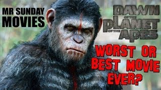 DAWN OF THE PLANET OF THE APES Review  Best Or Worst Movie Ever [upl. by Sirk860]