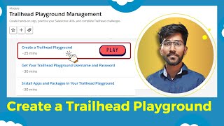 Create a Trailhead Playground  Trailhead Playground Management  solutions  Techlok salesforce [upl. by Yelats]