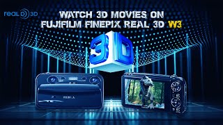 How to watch 3D movies on Fujifilm Finepix Real 3D  TUTORIAL TR Sub [upl. by Hsirk]