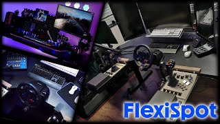 GAMING SETUP  Elektrischer Gaming Schreibtisch GT5 by FLEXISPOT 180cmx80cm werbung [upl. by Alvar360]