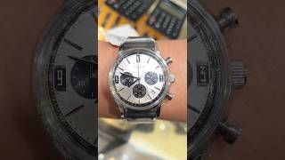 Timex Marlin quartz chronograph white dial watch timex budgetwatch watch [upl. by Sajovich]