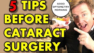 5 TIPS BEFORE CATARACT SURGERY How to prepare for cataract surgery [upl. by Kitti164]