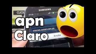 como configurar apn Claro colombia para Internet WEB WAP y MMS en android comoconfigurar [upl. by Koran324]