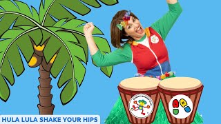 Hula Lula  Shake your hips  Kids Hawaiian Dance  Do the Hula  Hawaii Songs  Cheeky Monkey Club [upl. by Ahsitul]