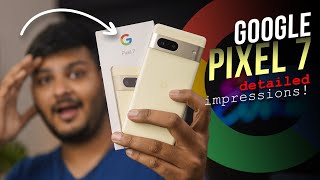 Google Pixel 7 Flipkart First Sale Unit  Detailed Review  Heating Camera Comparison Impressions [upl. by Freiman122]