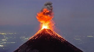 5 Stunning Volcano Eruptions Caught On Camera [upl. by Orgalim505]